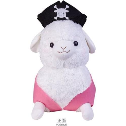 30-55cm Cute Pirate Sheep Plush Toy Stuffed Creative Alpaca Plush Doll Kids Girl Baby Birthday Christmas Gift