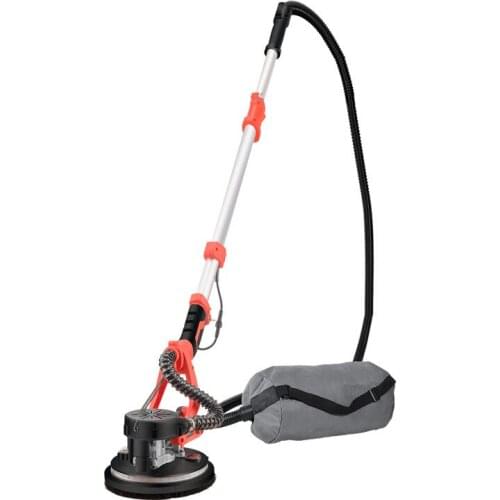 225MM wall sanding machine wall putty sanding machine sandpaper machine self-cleaning with lamp long pole wall sanding machine