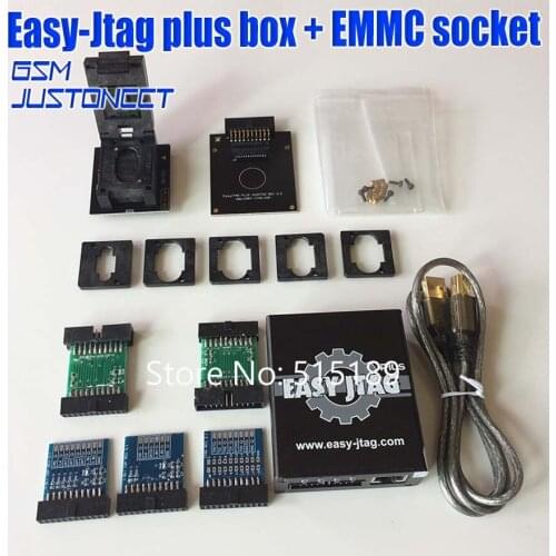 NEW version Full set Easy Jtag plus box Easy-Jtag plus box + EMMC socket For HTC/ Huawei/LG/ Motorola /Samsung /SONY/ZTE