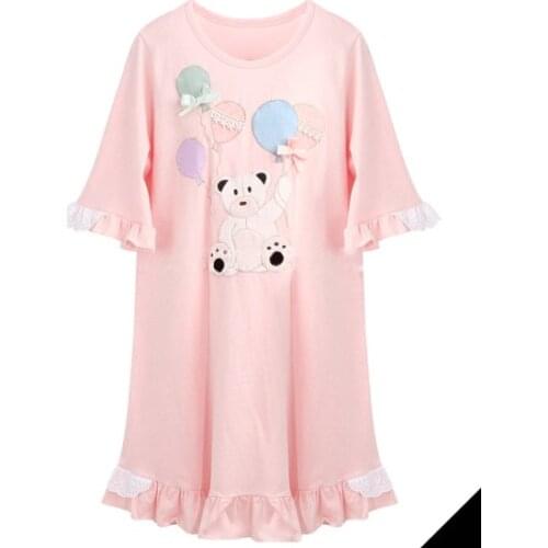 2018 New summer style Nightgown Nightdress pijama Ladies Sleepwear Women nightwear AZ739