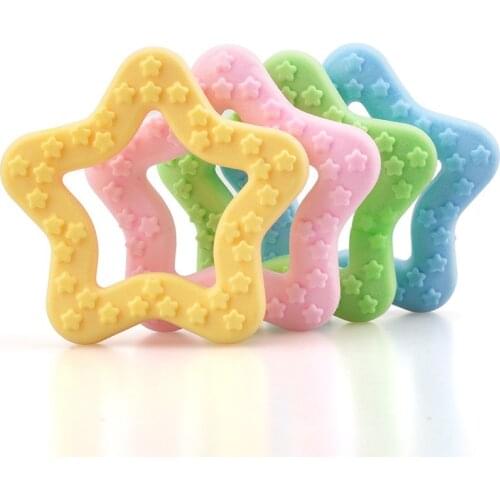 New Dog Toys Teethers Rubber Dog Teeth Cleaning Toy Dog Cat TPR Foam Chewing Toy Star Molar Teether Pet Supplies
