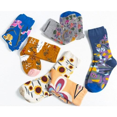 Novelty Cartoon Streetwear Couple Kawaii Short Cotton Socks Hip Hop Happy Warm Funny Personality Creative Trendy Women Socks