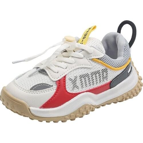 CNFSNJ 2021 spring summer new tide childrens sports shoes boys girls net shoes running shoes breathable non-slip shoes 21-36