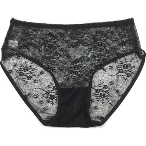 New sexy ladies underwear with high waist and big lace buttocks, comfortable and breathable, super elastic 60206