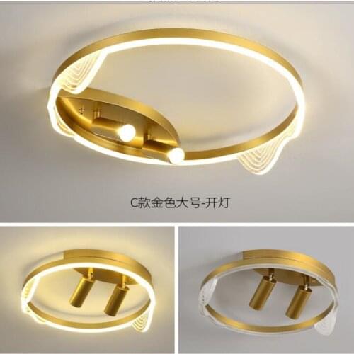 New Led Ceiling Lights For Living room Kitchen Modern Gold Ceiling Room Lighting Corridor Lamp Dimmable with Remote Control 220V