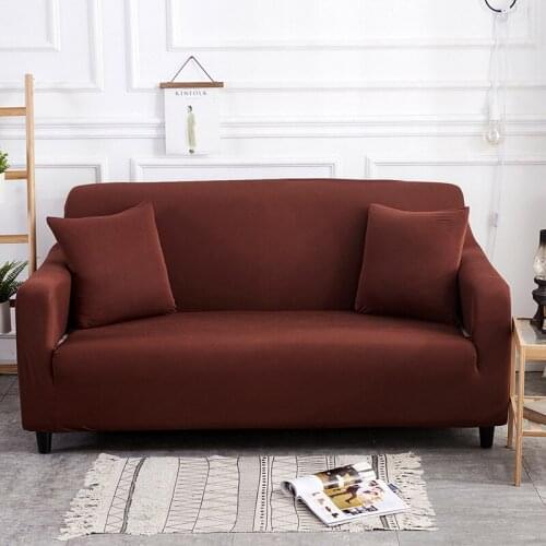 Pure Color Stretch Sofa Cover All-inclusive Universal Cover Modern Minimalist Sofa Cushion Cover Non-slip Universal