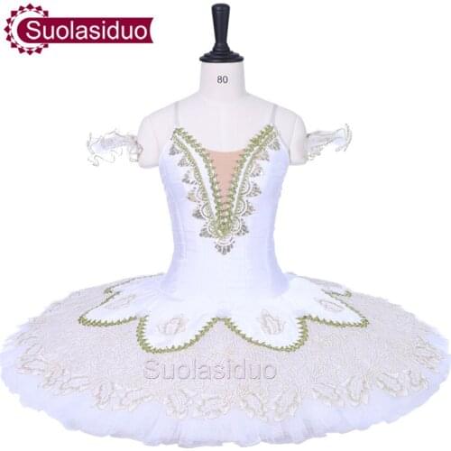 Professional Ballet Tutu Swan Lake Performance Stage Wear For Adult Women White Ballet Dance Competition Costumes Girls Ballet
