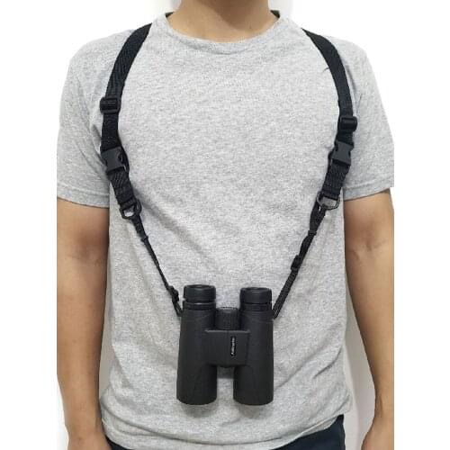 Optics Binocular Harness Strap X-shaped Adjustable Belt Outdoor Mountain Climbing Leather Portable Motion Telescope Camera Strap