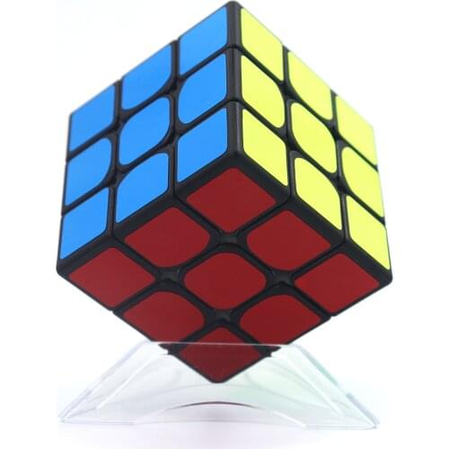 Shengshou 3x3x3 Mr. M Magnetic Cube Twisty Puzzle Toy Colorful Sticker Stickerless Puzzles For Children Toys Black