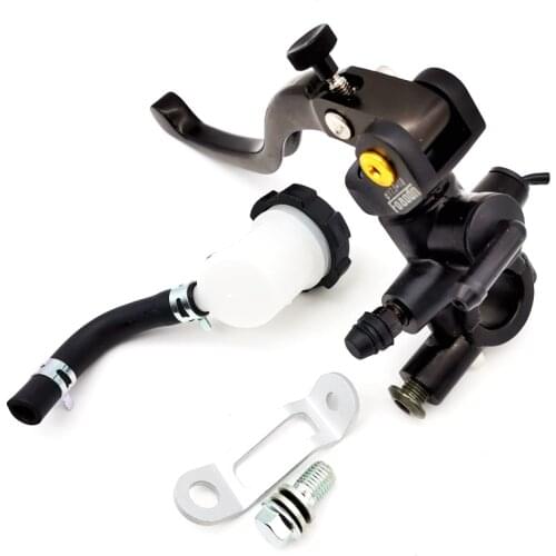 Universal 7/8" Left Hand Motorcycle Master Cylinder Brake Clutch Pump Lever