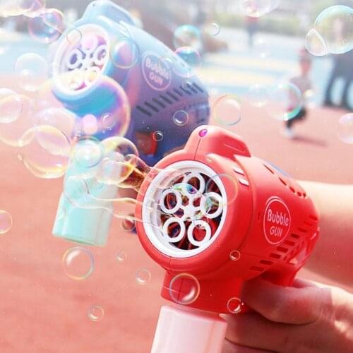 Water Summer Outdoor Soap Bubble Blowing Toys For Kid Music With Machine Bubble Machine Bubble Automatic 100ML Cartoon Bubb M9Q3