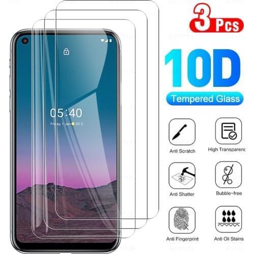 3Pcs Tempered Protector Glass For Nokia 5.4 5.3 3.4 2.4 1.4 Protective Safety Clear Screen Full Cover Film On Nokia5.4 Nokia5.3