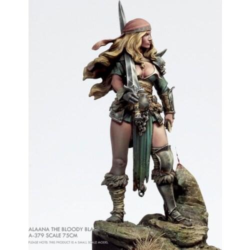 1/24 75mm Resin model kits figure beauty colorless and self-assembled A-379