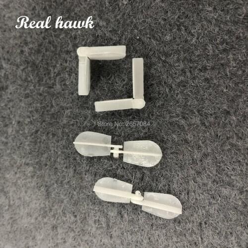 10pcs Miniature multi-purpose hinge seat Micro Hinges L27xW7xH3mm for RC Model aircraft fixed wing model parts