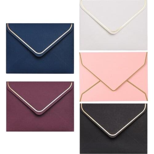 10pcs lot black white red kraft paper vintage envelopes european style envelope for business card invitation