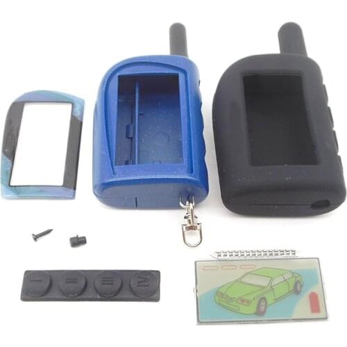 2018 M4 case keychain + LCD display + Silicone Case for scher-khan m4 Lcd remote controller scher-khan M4 auto alarm