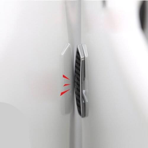 4pcs for JAGUAR ePACE Door anti-collision tape True Carbon Fiber Decoration