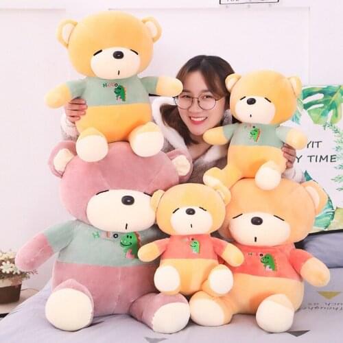 40cm/50cm/60cm/75cm Cute Big Teddy Bear Plush Toys Soft Cartoon Animal Bear Stuffed Doll Girlsfriends Birthday Baby Appease Toys