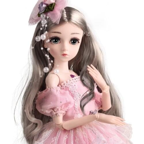 45cm Bjd Doll 26 Joints Changeable Posture Realistic Princess Dolls For Girls Dolls Accesoires Birthday Gift Toys For Girls