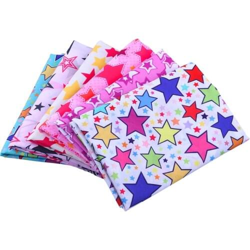 50*140CM Geometric patterns Polyester cotton Fabric Patchwor Printed for Tissue Kids Home Textile for Sewing Doll Dress Curtain