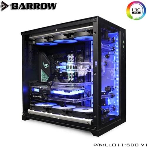 Barrow LLO11-SDB V1, Waterway Boards For Lian Li PC-O11 Dynamic Case, For Intel CPU Water Block & Single GPU Building