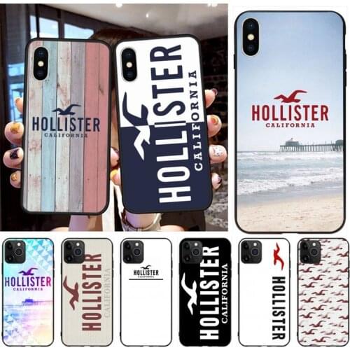Fashion Clothing Brand HOLLISTER Phone Case for iphone 12 pro max 11 pro XS MAX 8 7 6 6S Plus X 5S SE 2020 XR case