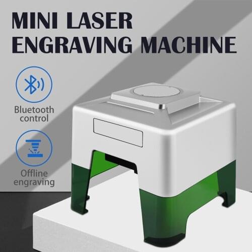 Mw-3 mini laser engraving machine Bluetooth control app 7.5W Blu ray woodworking engraving DIY mark printer cutting machine