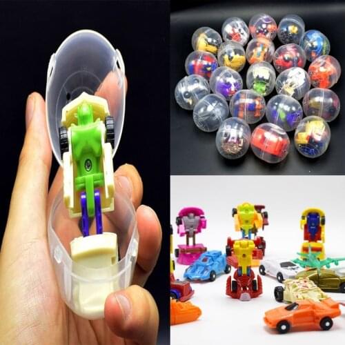 Mini Deformable Robot Surprise Eggs Surprise Ball Surprise Doll Gashapon Gift F3ME