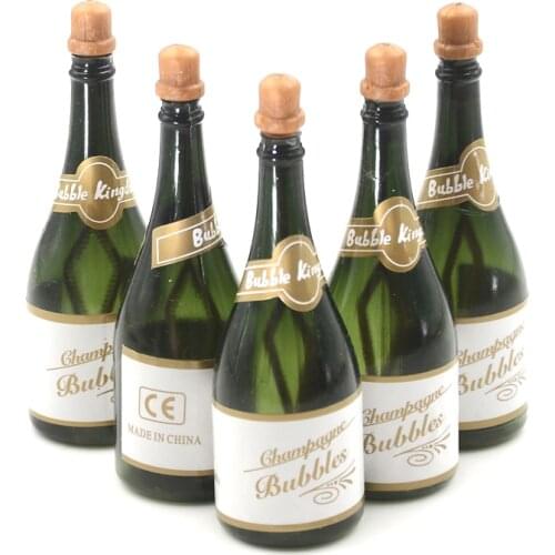 5pcs DIY Self Watering Bubble Bottles 5Pcs/set Champagne Bottle Kids Favorite Classic Toys Bubbles Best For Birthday Party