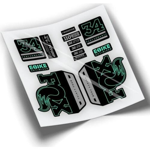 Pegatinas hairpin clip FOX 34 PERFORMANCE SERIES WP257