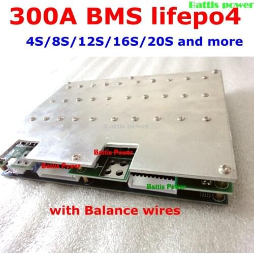 Customize BMS LiFePo4 26S to 32S 300A 250A 200A 28S 30S 80v 90v 96v 102v ultra high current protection board EV power motor