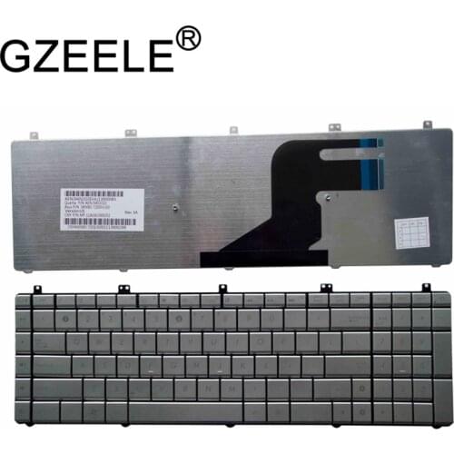 NEW US Layout Silver English Laptop Keyboard for Asus series N55 N55S N55SF N55SF