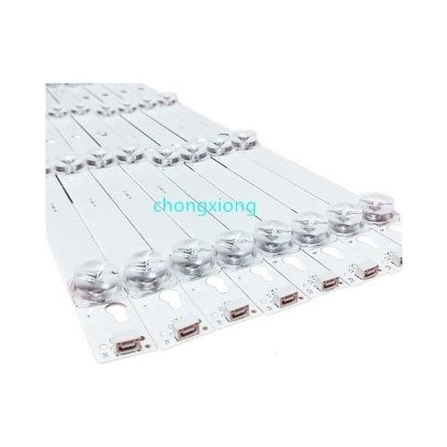 New set = 10 80pcs LED backlight strip for L55P2-UDN TOT-55D2900 JL.D55051330-004ES-M JL.D55041330-004ES-M B55A658U 55U6700C