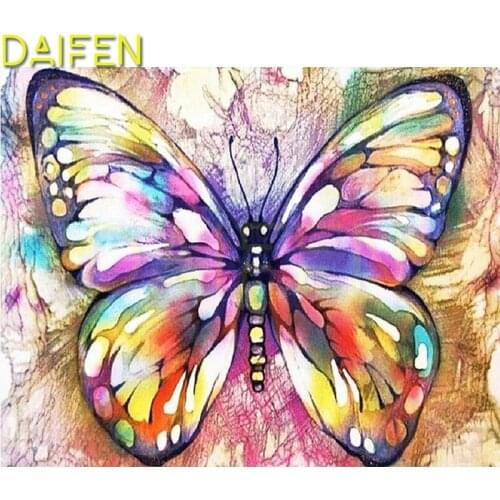 Full Square Diamond painting Color butterfly Full Round Diamond embroidery Cross stitch Butterfly insect DIY 3D Diamond mosaic