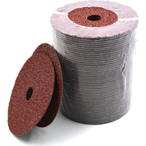 25PCS Resin Fiber Grinding & Sanding Discs 7'' x 7/8'', 36 Grit
