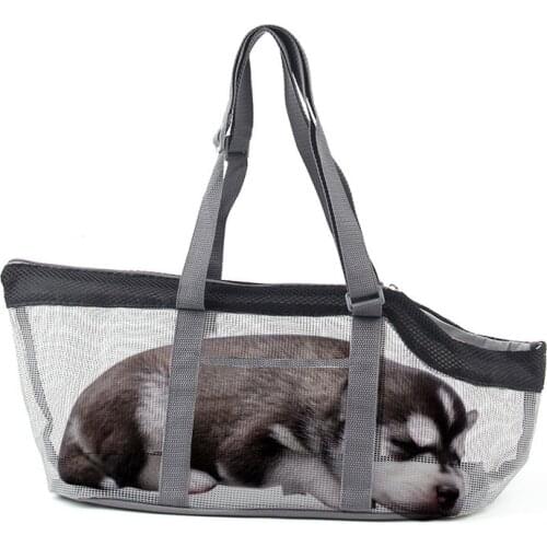 Dog Travel Bag Cat Bag Move Panorama Breathable Dog Outing Pet Carrier Backpack Large Capacity Dog Carrier Bag Portable Foldable
