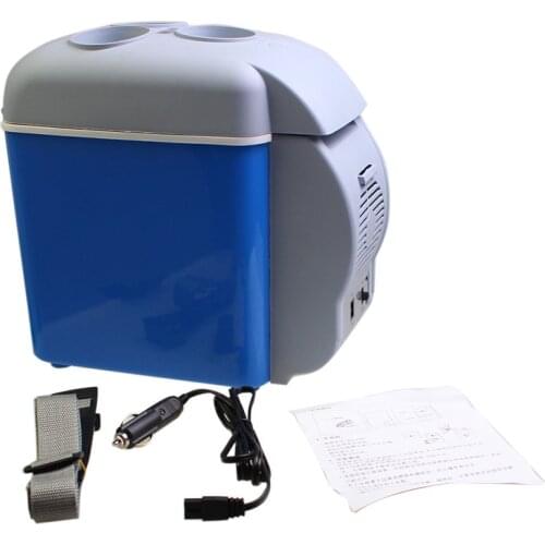 Vehicle supplies 7.5 liters car-mounted cold warm box Mini refrigerator car-mounted refrigerator B with cup holder