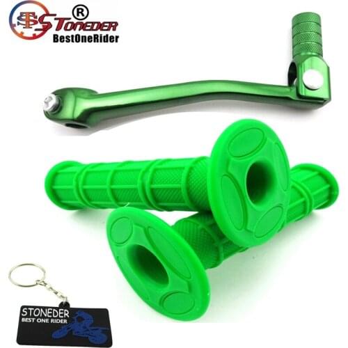 STONEDER Green Folding Gear Shifter Lever Durable Rubber Grip For 50cc 70cc 90cc 110cc - 160cc Chinese Pit Dirt Motor Trail Bike