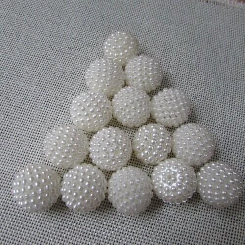 Mobile phone hairdressing essential 10mm-30mm waxberry ball pearls DIY originality handwork materia 50g