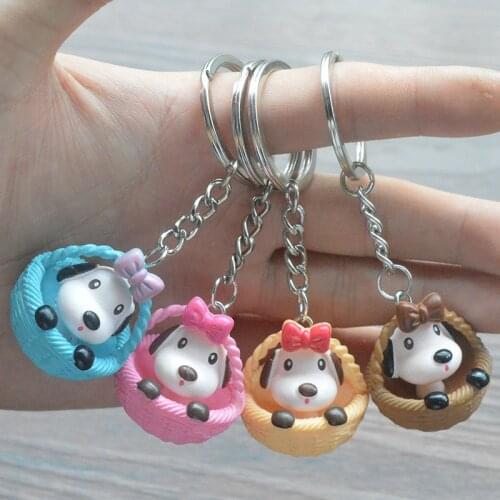 1pcs Cartoon resin animal Keychain Key Holder Chain Bag Pendant Accessories Keyring Jewelry YS-256