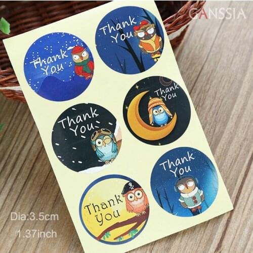 100pcs/lot Handmade Gift Seal Stickers French language"Merci"Design Party Gifts Decorations Labels Stationery(ss-728)