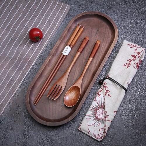 3Pcs Spoon Chopsticks Fork Set Portable Travel Cutlery Set Creative Flatware Spoon Chopsticks Fork With Case Household Accessori