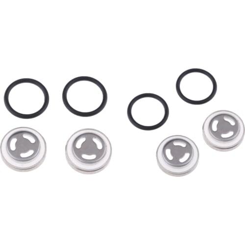 4 Sets Motorcycle Brake Master Cylinder Reservoir Sight Mirror Gasket 18mm
