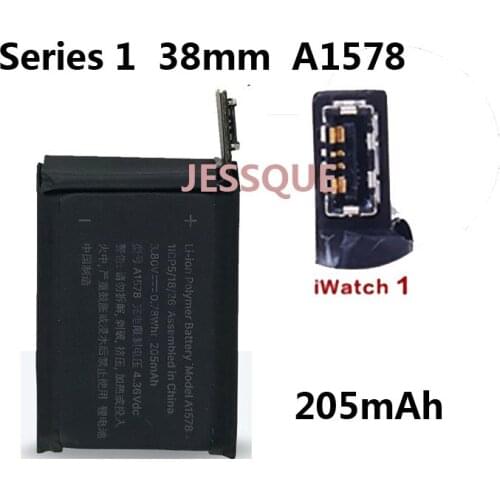 38mm A1578 205mAh Battery For Apple watch Series 1 Gen G S1 GPS Batterie Accumulator AKKU