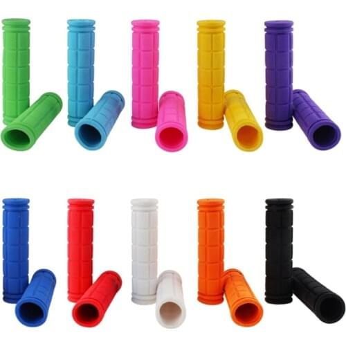 BMX MTB Cycling Mountain Bicycle Scooter Bike Handle Bar Rubber Soft End Grip