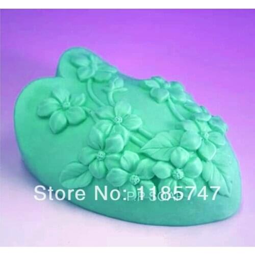 Great-Mold 3D Heart Shape Silicone Soap Mould Decorating Silicone Mold Chocolate Molds