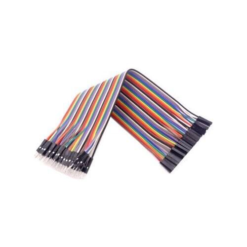 YYT 40P colour DuPont line breadboard connector cable line length 20CM male to female