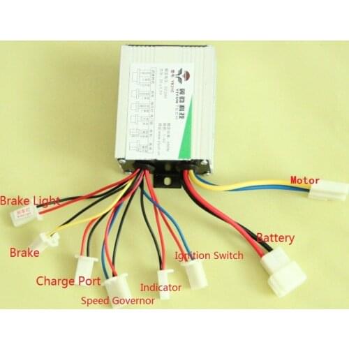 500W 24V DC motor brushed controller electric bike scooter speed control box engine generator DIY parts