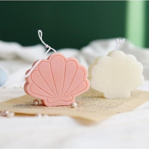 Seashell Candle Molds Scented Candle Candle Mold DIY Handmade Making Supplies Scallop Soap Mold for Crafts