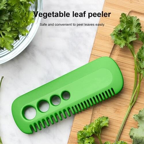 Herb Stripper Mini Leaf Stem Stripping Tool For Basil Taragon Cabbage Chard Collard Greens Herbal Knife Peeler Kitchen Tools